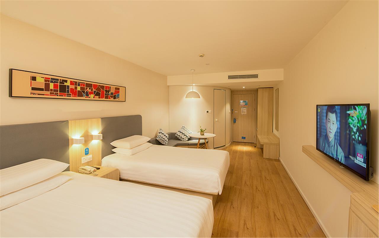 Hanting Hotel Qingdao Zhanqiao Railway Station Kültér fotó
